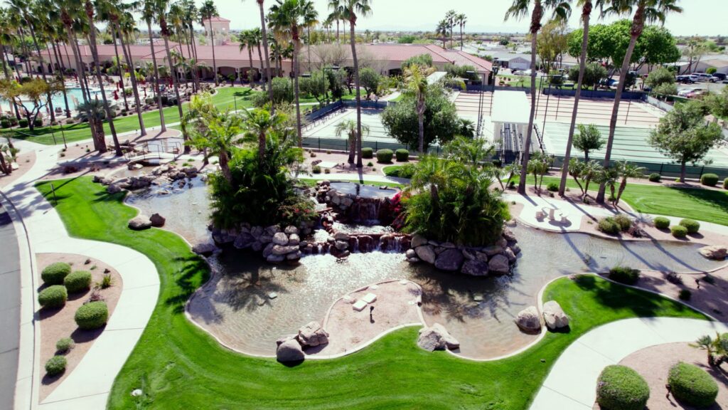 Exterior of a 55+ Manufactured Home Community in Arizona