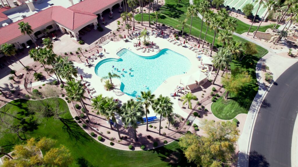 Exterior of a modern Arizona manufactured home community