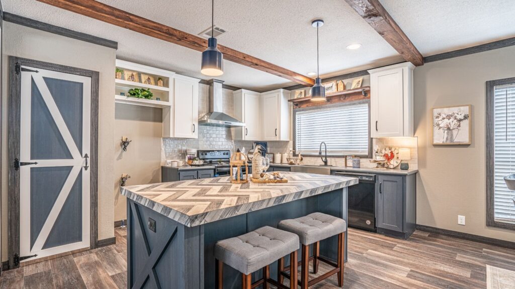 Interior of a modern manufactured home