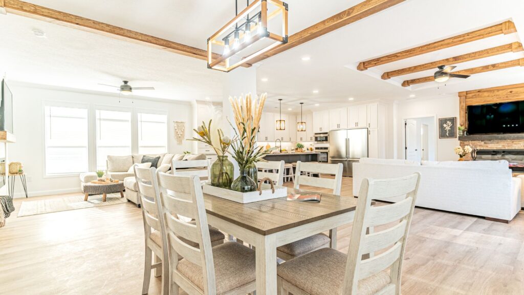 Interior of a modern manufactured home